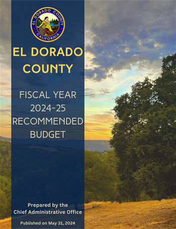 Cover for FY 2024-25 Recommended Budget Book