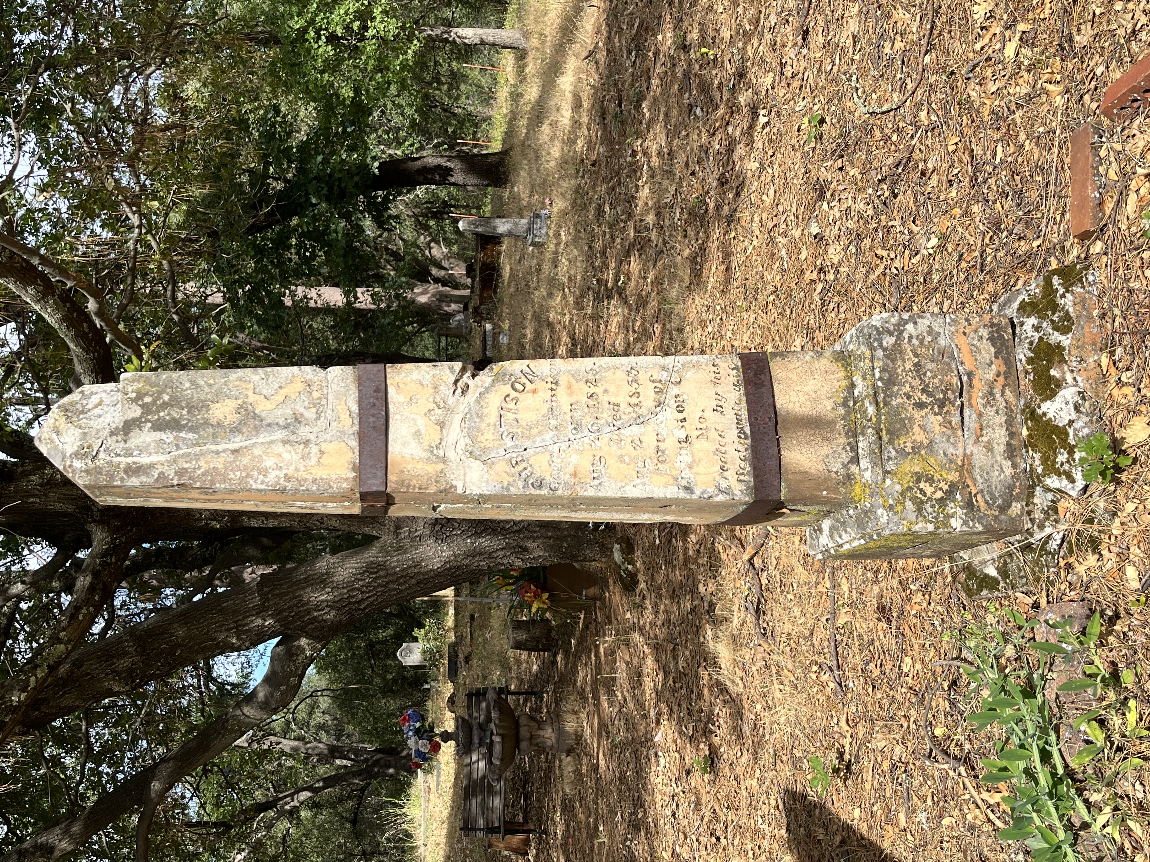 El Dorado Cemetary, tombstone 2