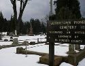 Georgetown Pioneer Cemetery Sign