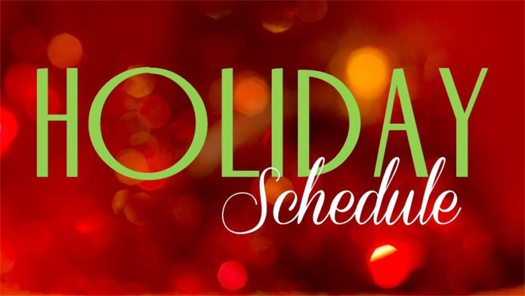 County Holidays El Dorado County