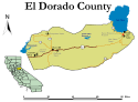 image of map of El Dorado County