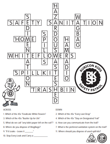 Crossword puzzle answers