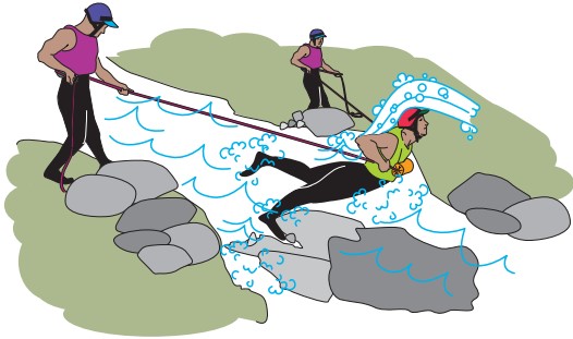 River rescue illustration
