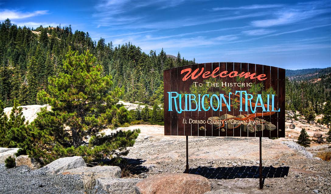 Rubicon Trail sign